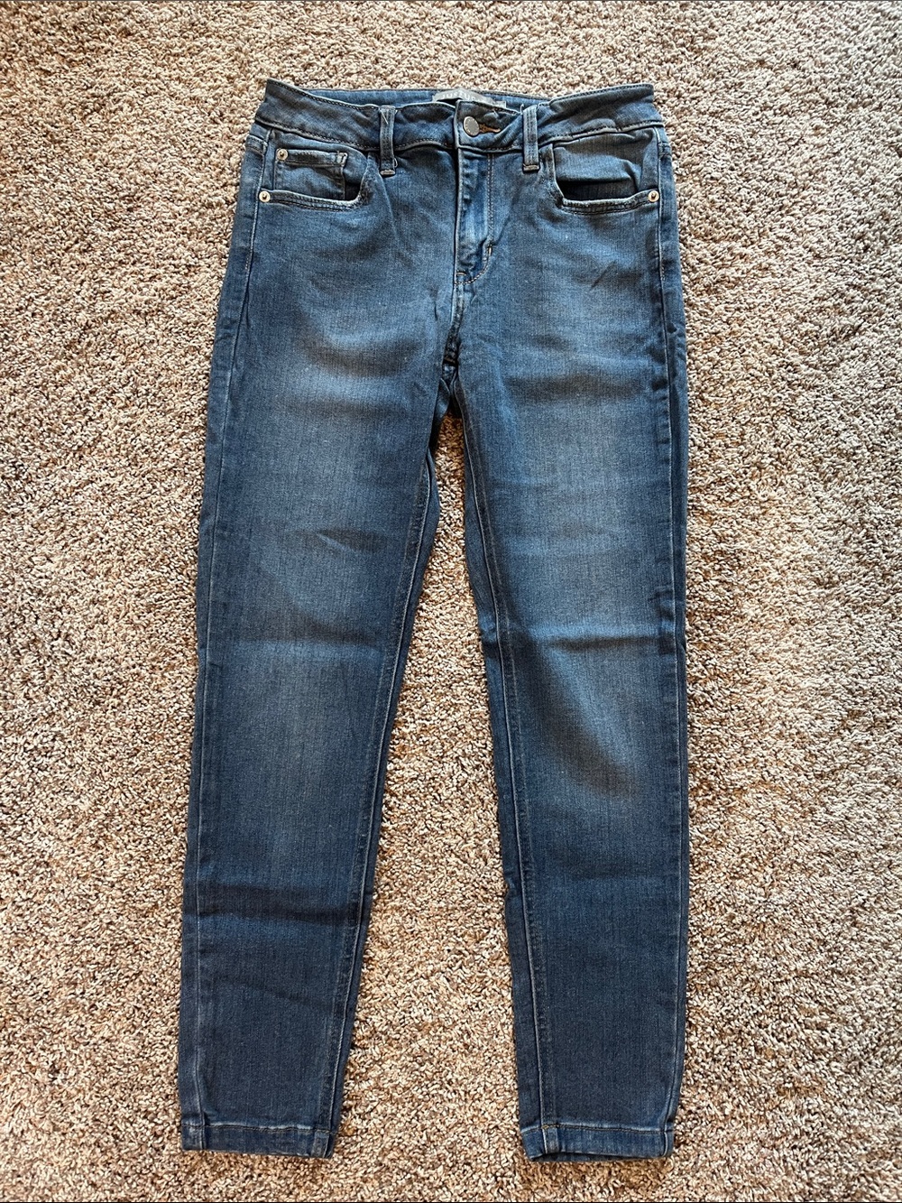 Just USA Women’s Skinny Jeans in Dark Blue Wash